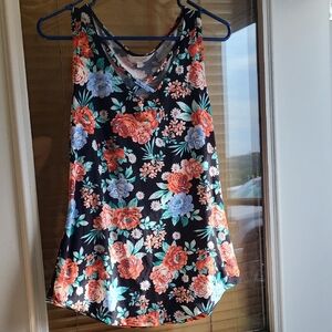 Floral Sleeveless Top
